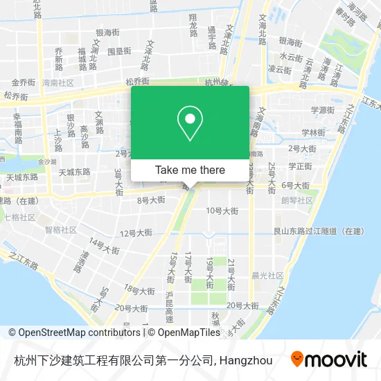 杭州下沙建筑工程有限公司第一分公司 map