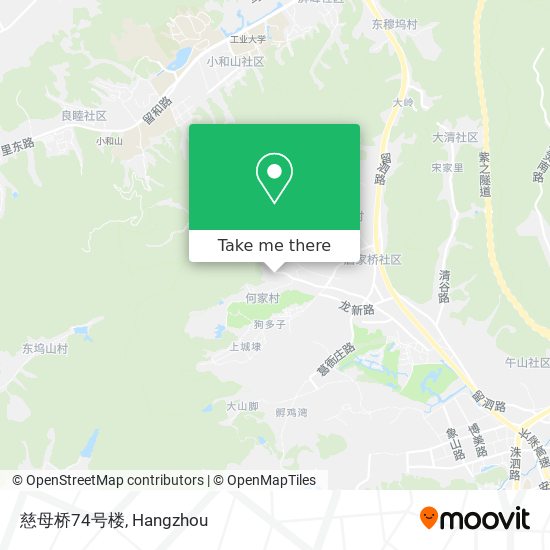 慈母桥74号楼 map