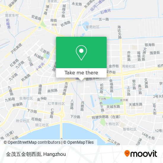 金茂五金朝西面 map