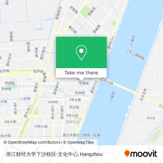浙江财经大学下沙校区-文化中心 map