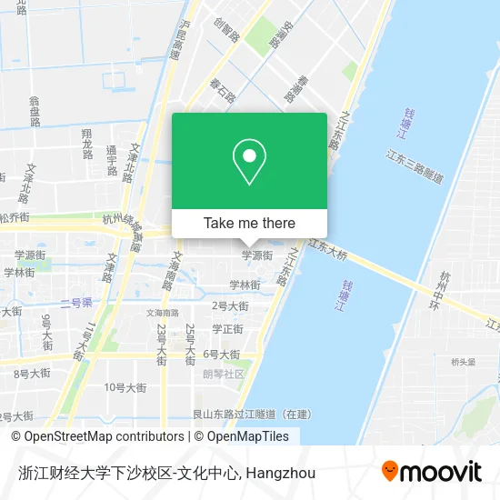 浙江财经大学下沙校区-文化中心 map