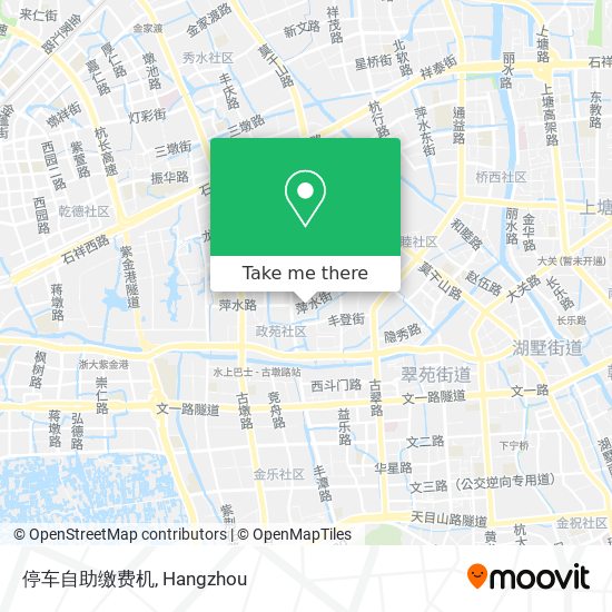 停车自助缴费机 map