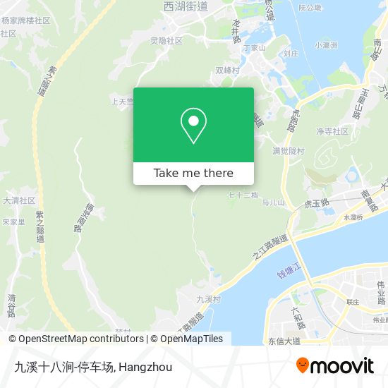九溪十八涧-停车场 map