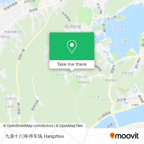 九溪十八涧-停车场 map
