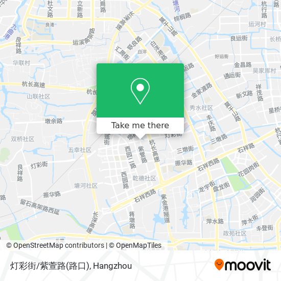 灯彩街/紫萱路(路口) map