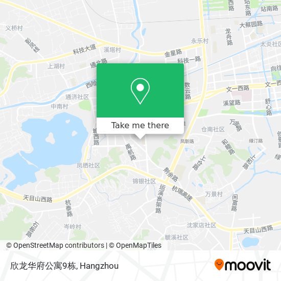 欣龙华府公寓9栋 map