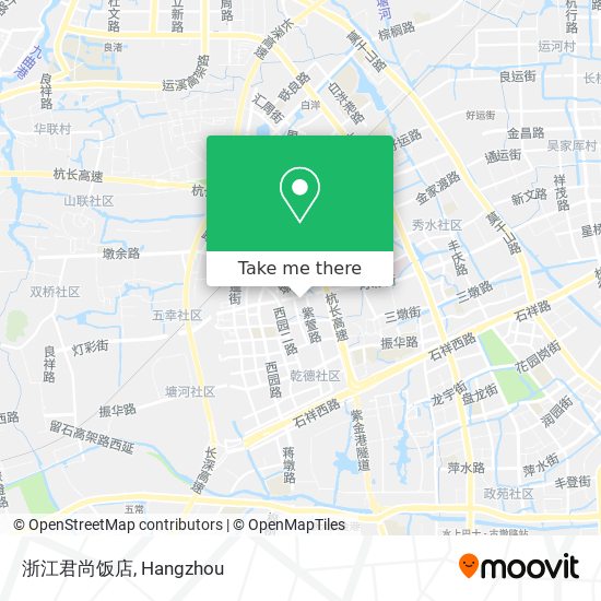 浙江君尚饭店 map
