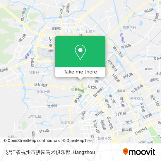 浙江省杭州市骏园马术俱乐部 map