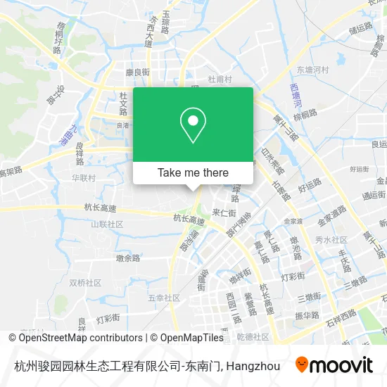 杭州骏园园林生态工程有限公司-东南门 map