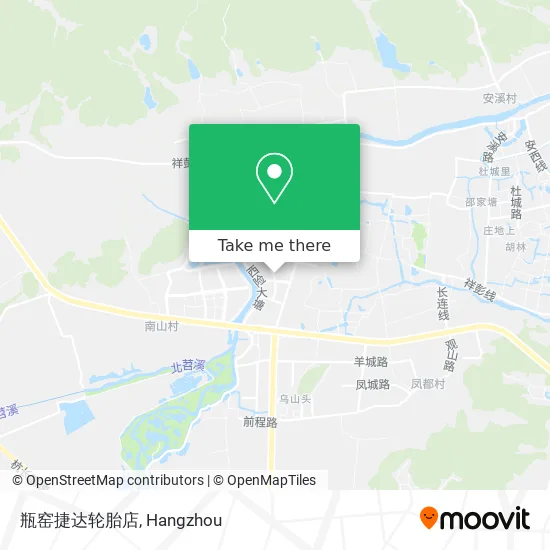 瓶窑捷达轮胎店 map