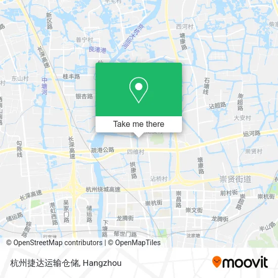 杭州捷达运输仓储 map