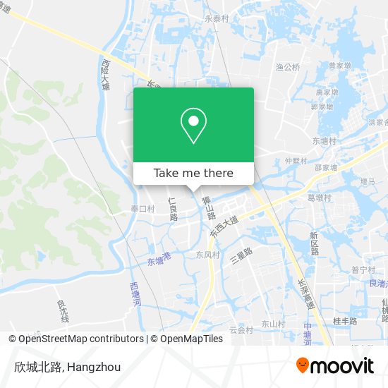 欣城北路 map