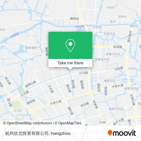 杭州欣北投资有限公司 map