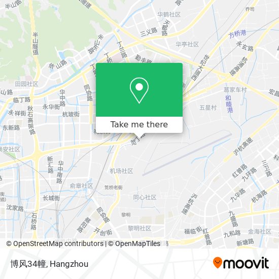 博风34幢 map