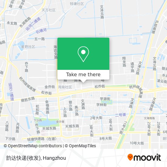 韵达快递(收发) map