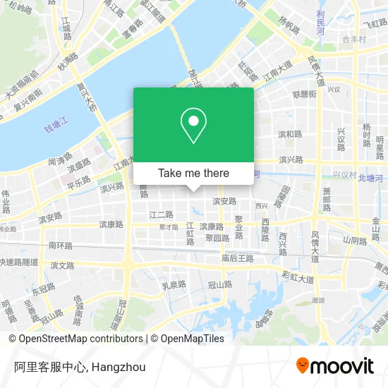 阿里客服中心 map