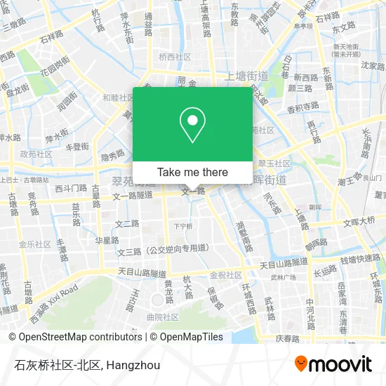 石灰桥社区-北区 map