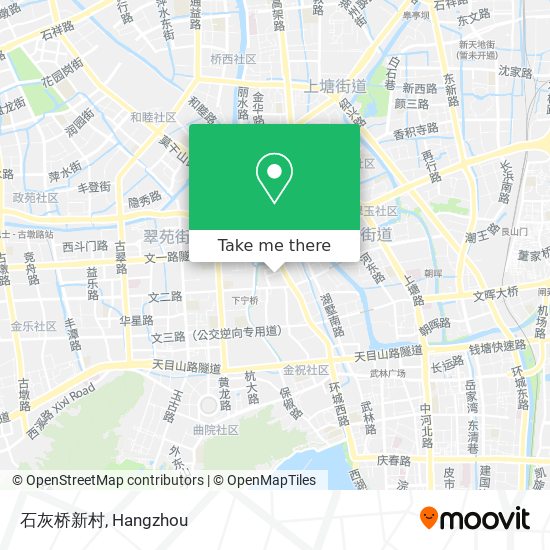 石灰桥新村 map