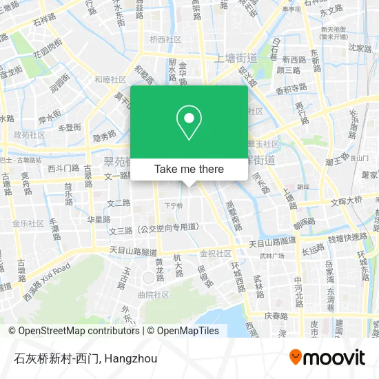 石灰桥新村-西门 map