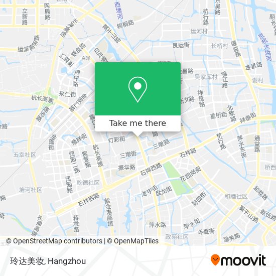 玲达美妆 map