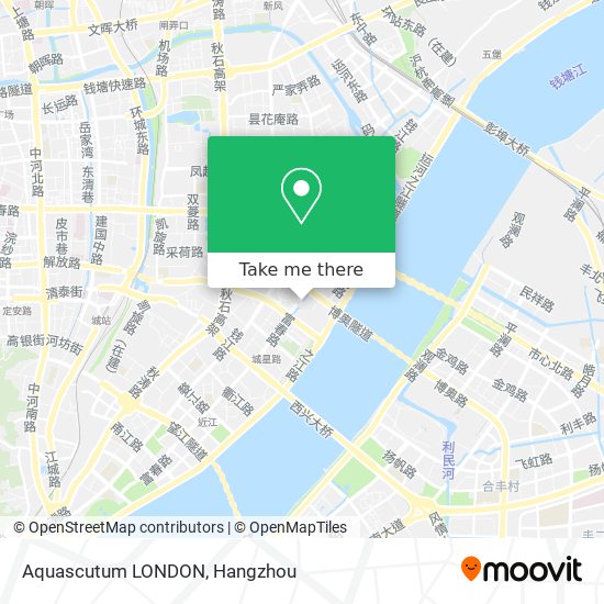 Aquascutum LONDON map