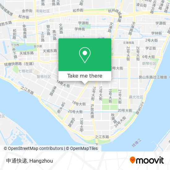 申通快递 map