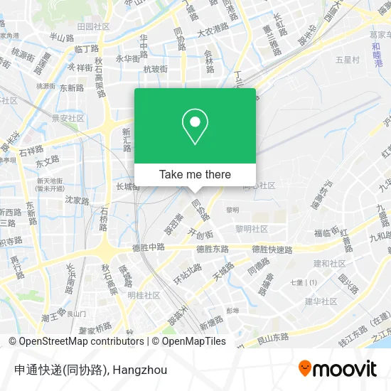 申通快递(同协路) map