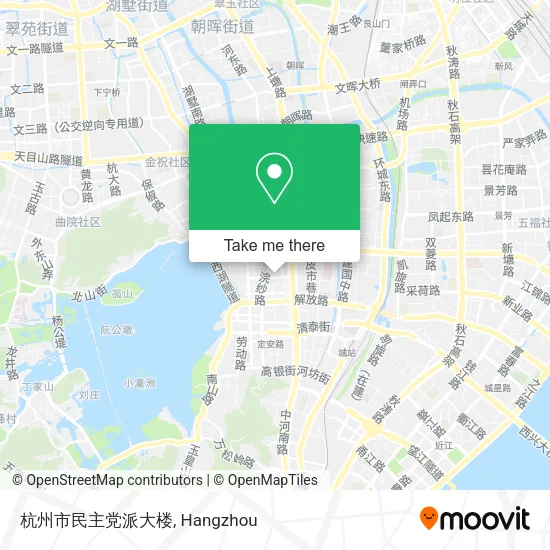 杭州市民主党派大楼 map