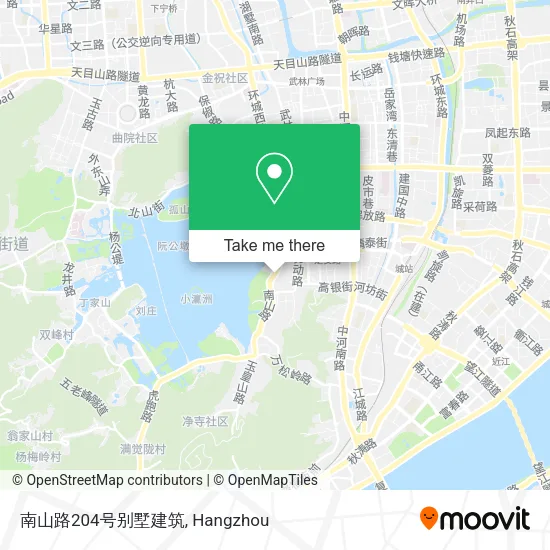 南山路204号别墅建筑 map