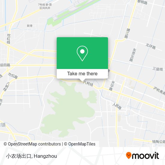 小农场出口 map