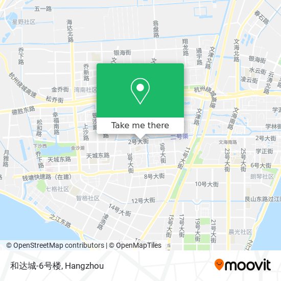和达城-6号楼 map