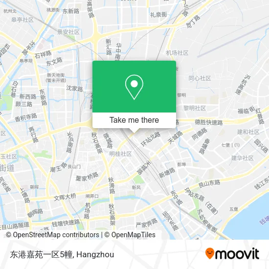 东港嘉苑一区5幢 map