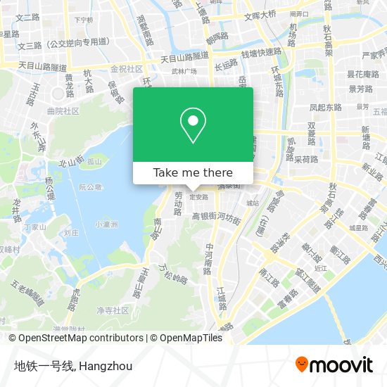 地铁一号线 map