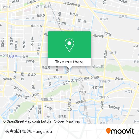 来杰韩汗烟酒 map