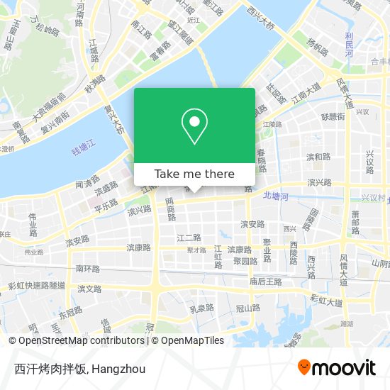 西汗烤肉拌饭 map