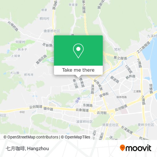 七月咖啡 map