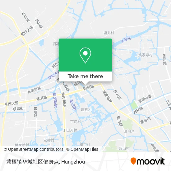 塘栖镇华城社区健身点 map