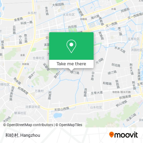 和睦村 map