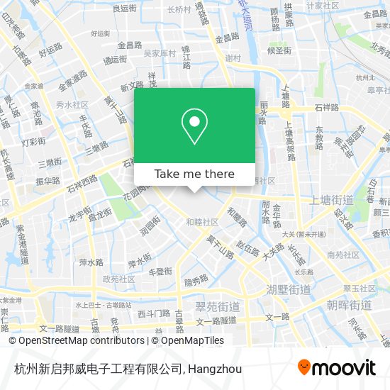杭州新启邦威电子工程有限公司 map