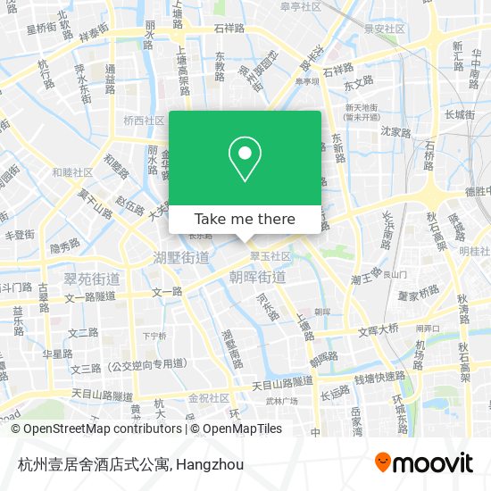 杭州壹居舍酒店式公寓 map