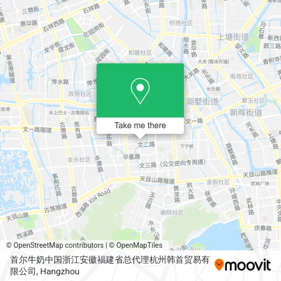 首尔牛奶中国浙江安徽福建省总代理杭州韩首贸易有限公司 map