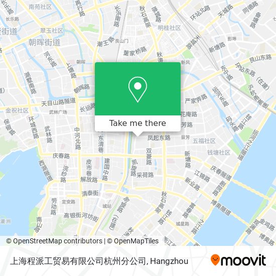 上海程派工贸易有限公司杭州分公司 map