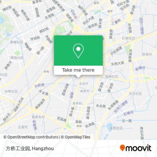方桥工业园 map