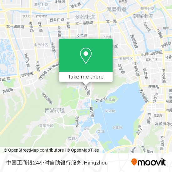 中国工商银24小时自助银行服务 map