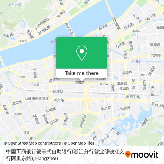 中国工商银行银亭式自助银行(浙江分行营业部钱江支行阿里东路) map