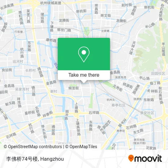 李佛桥74号楼 map