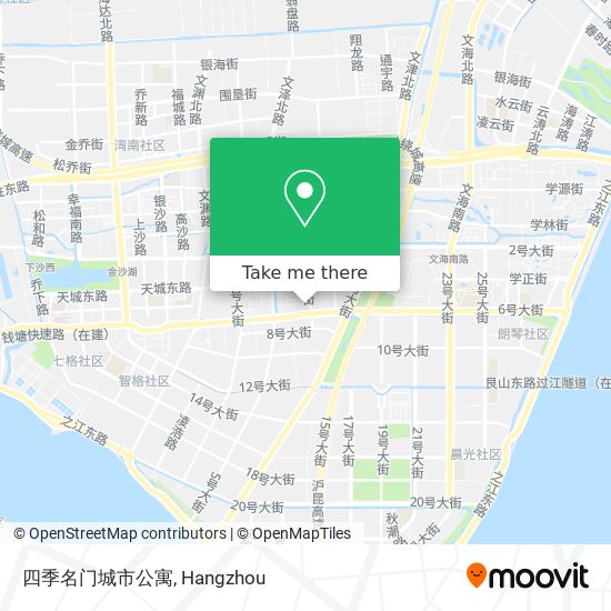 四季名门城市公寓 map
