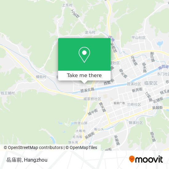 岳庙前 map
