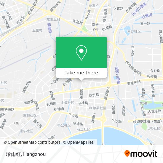 珍雨红 map