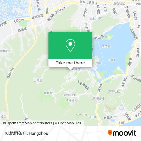 枇杷雨茶庄 map